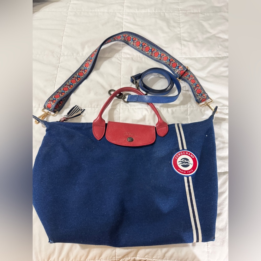 Longchamp Le Pliage Wool Large
